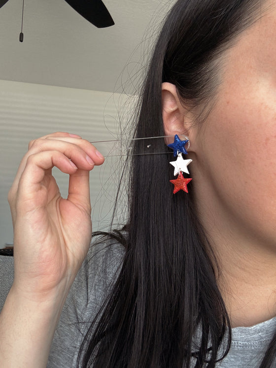 Star Trio Earrings